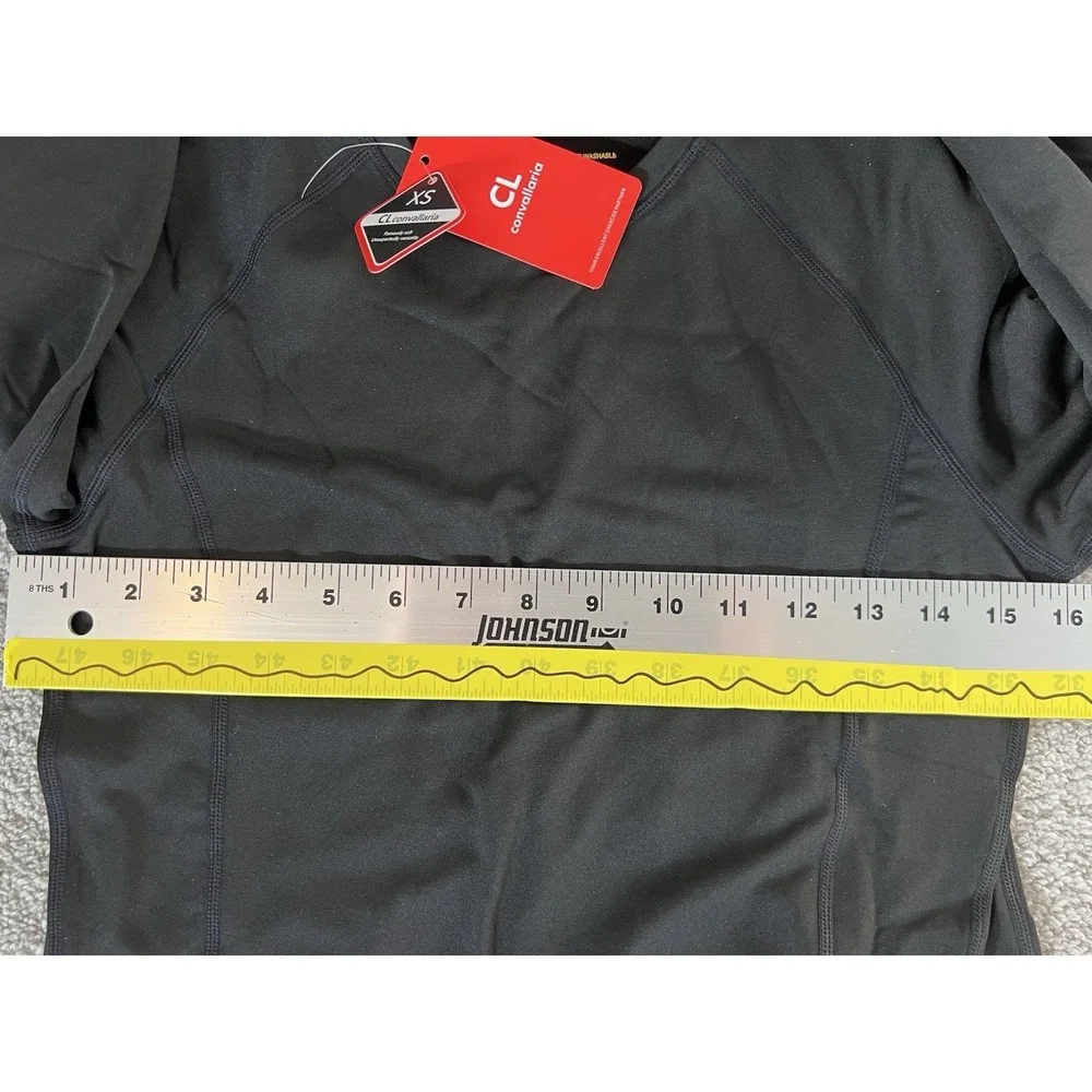 CL Convallaria 2-Pack Black Thermal Fleece Lined Top Shirt Sz XS NWT Underwear F - Picture 10 of 13